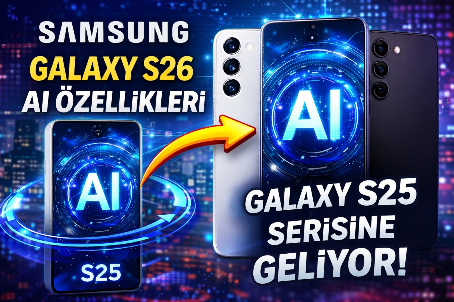 Samsung Galaxy S26 Yapay Zeka Özellikleri Galaxy S25 Serisine Geliyor! Büyük Güncelleme Detayları